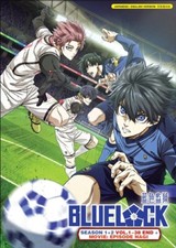 DVD Anime Blue Lock Season 1 2 VS U-20 Japan  1-38 End Movie NAGI English Dub