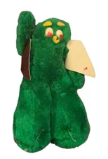 Vintage GUMBY TM 1968 PLUSH TOY DOLL FIGURE ACE NOVELTY TAG 7” Used Rare
