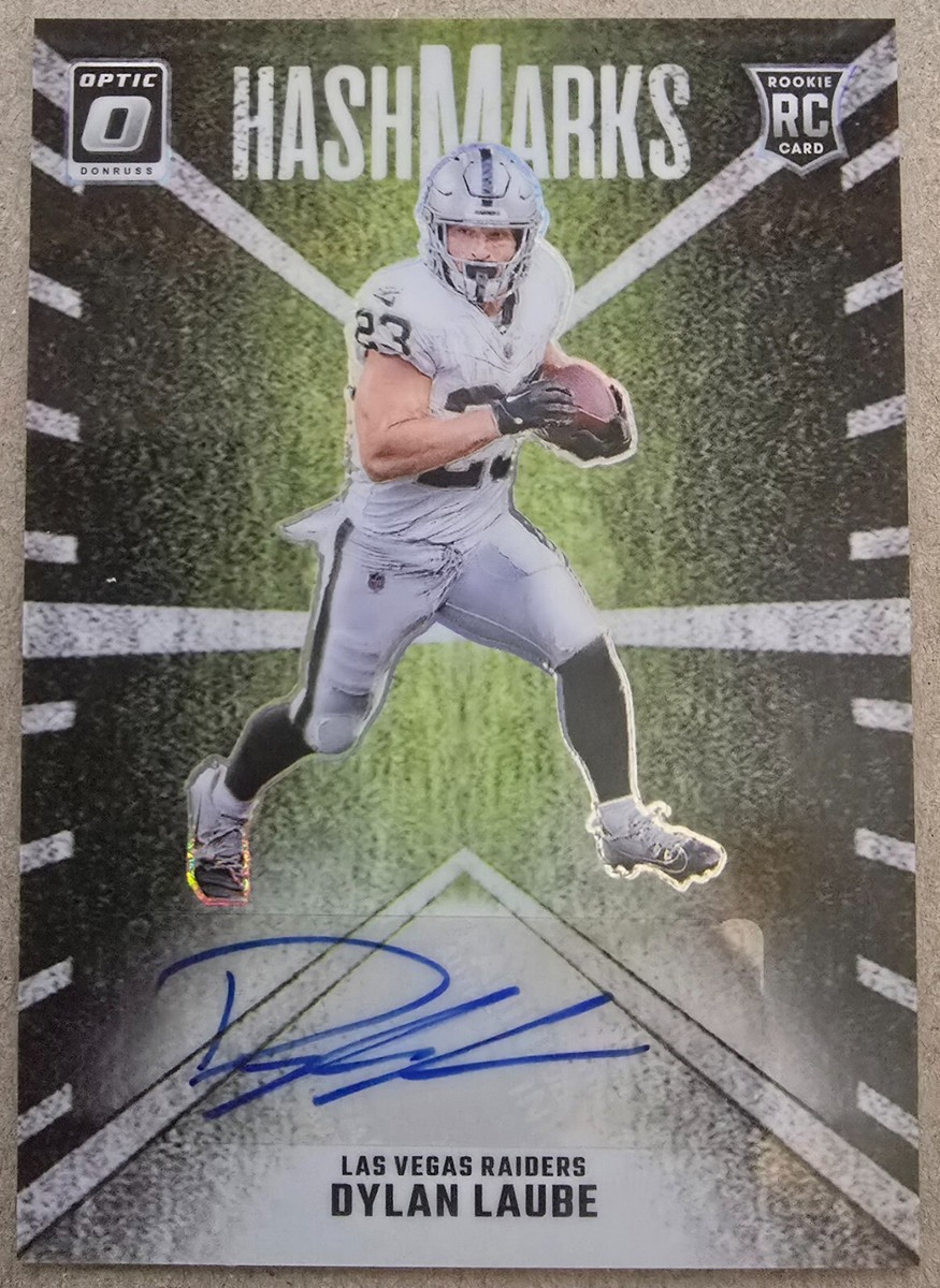 DYLAN LAUBE Autograph #HM-DLE 2024 Donruss Optic Prizm Las