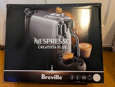 New Unboxed Nespresso By Breville Creatista Plus Espresso Maker (Sea Salt)