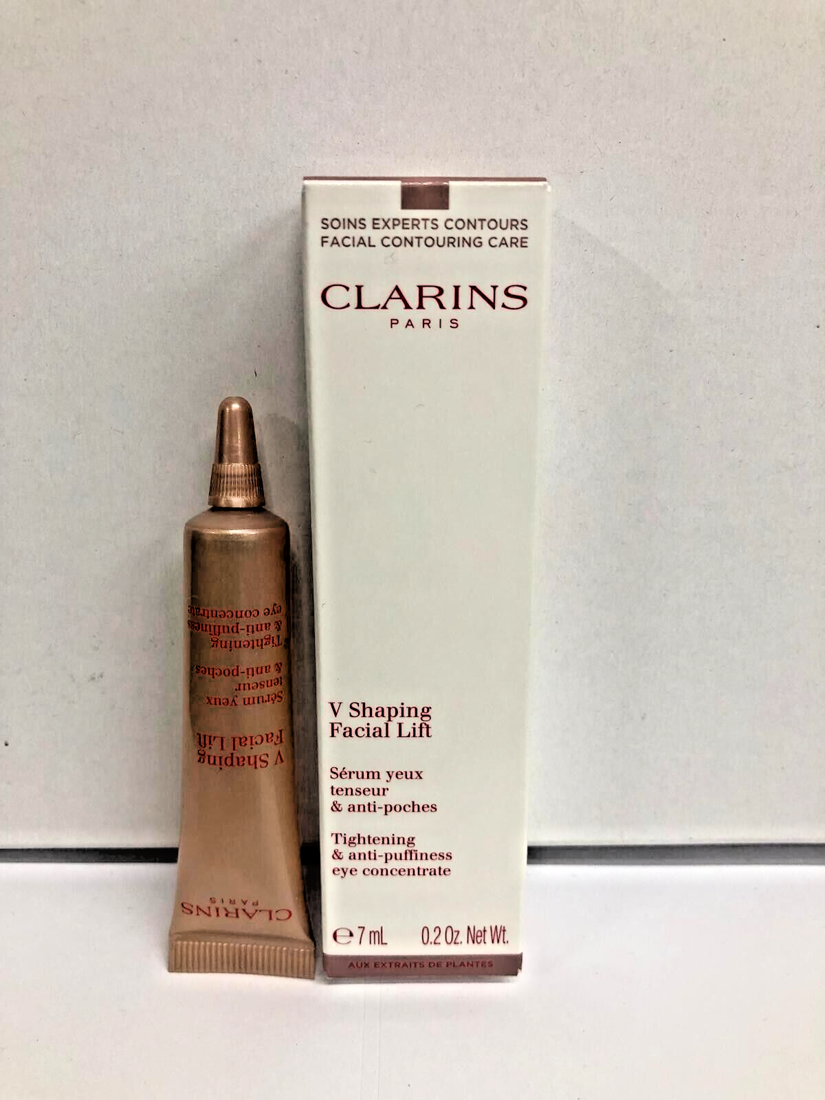 3x Clarins V Shaping Facial Lift Eye Concentrate 7ml Sculpts Brightens Eyes