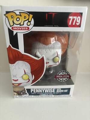 Pennywise With Beaver IT Chapter Two Hat Funko Pop #779