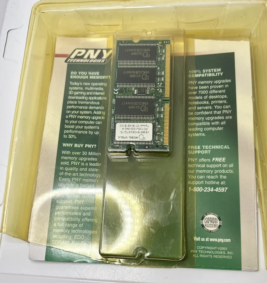 PNY Technologies Memory Master Upgrade Kit 256MB100 Computer Desktop - Image 2 of 3