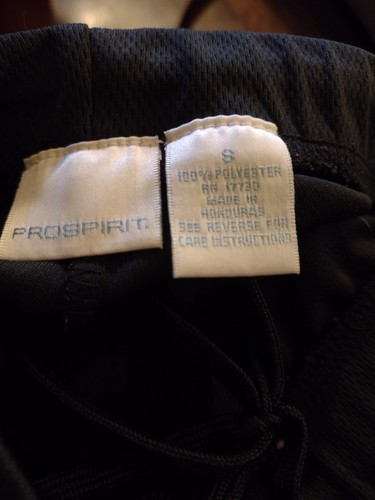 Prospirit Black and White Athletic Shorts with Classic Design Size S. - Picture 9 of 10