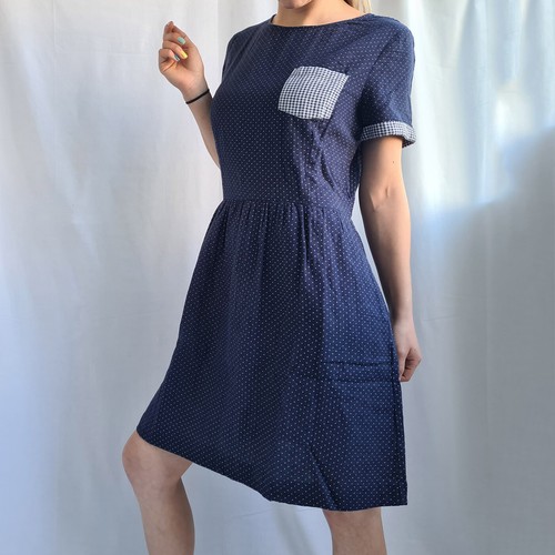 Vestido Brooks Brothers rojo polar línea A talla UK18 EU46 US14 algodón plisa... - Imagen 8 de 19