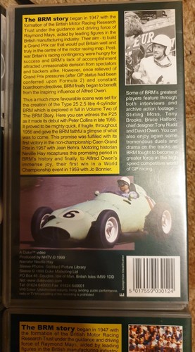 The BRM story Complete Full set Volumes 1-4 VHS Video Tapes DUKE, Rare - Bild 7 von 11
