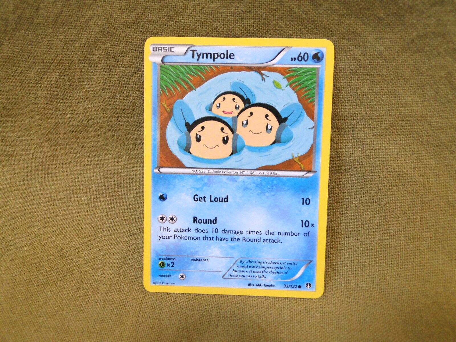 Pokemon Trading Card - Breakpoint: Tympole 33/122