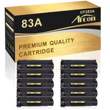 Toner Compatible For HP CF283A 83A LaserJet Pro M127fw M127fn M125nw M202dw Lot