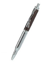 5 Pack, Chrome, Bullet Click Pen with Rifle C...