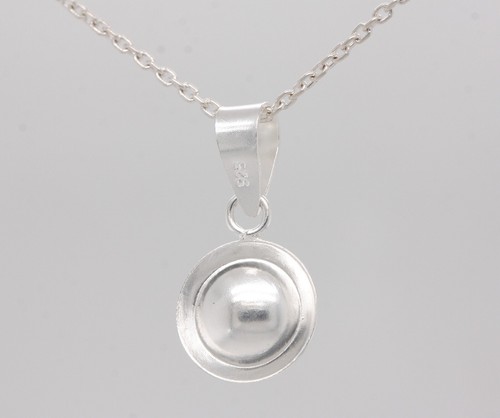 Plata de Ley Negro Perla de Agua Dulce Colgante & Opcional Plata Rastro Collar - Imagen 7 de 11