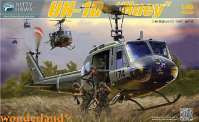 Kitty Hawk 80154 1/48 UH-1D ''Huey'' Assemble Model Kit