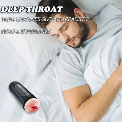 Male Masturbaters Automatic HandsFree Sucking Vibrating Cup Stroker Men Sex Toys - Picture 12 of 12