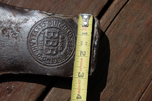 BBB Binghams Best Brand Cleveland Ohio USA Axe Head, Hand Forged - Picture 6 of 22