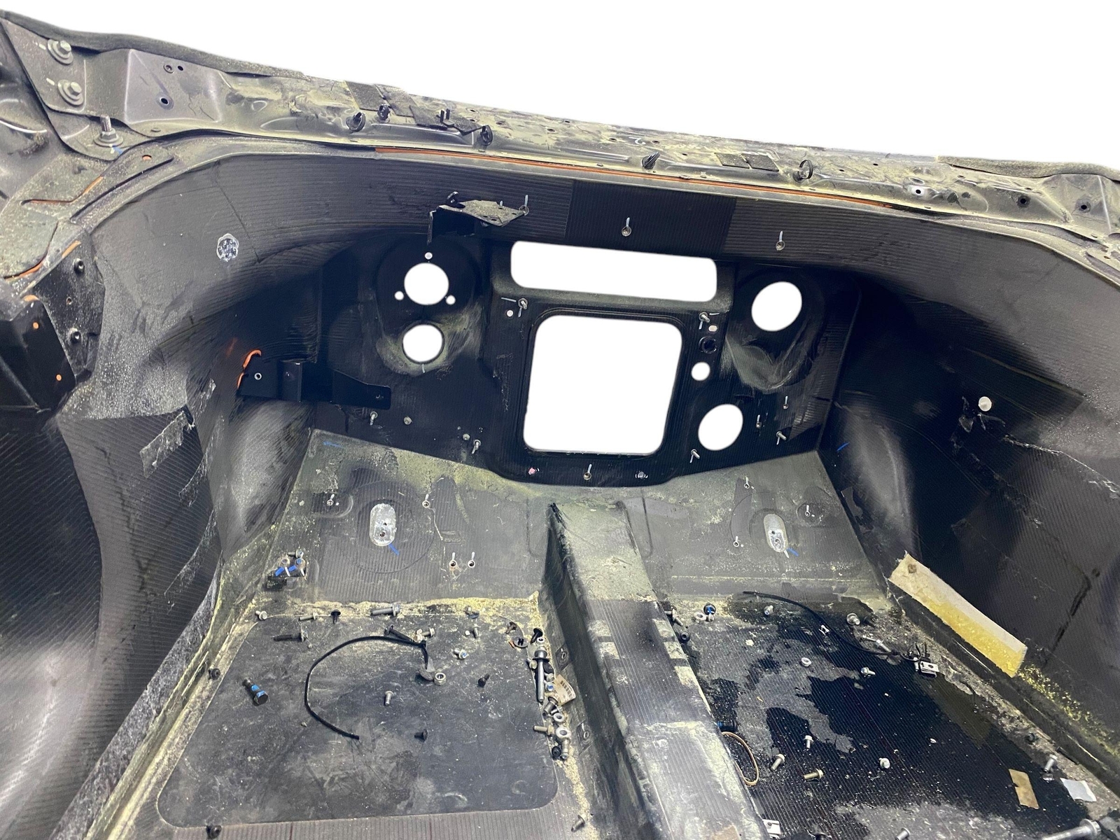 2019-2021 MCLAREN 600LT SPIDER CARBON FIBER BODY SHELL TUB *ENGINE FIRE* OEM