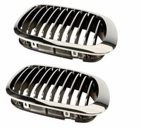 Bmw E46 M3 Pair Set If Front Left + Right Chrome Frame And Grilles Aftermarket on sale Bmw E46 M3 Pair Set If Front Left + Right Chrome Frame And Grilles Aftermarket on sale