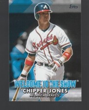 Chipper Jones Team: Atlanta Braves 2022 Topps Welcome to the Show #WTTS14 