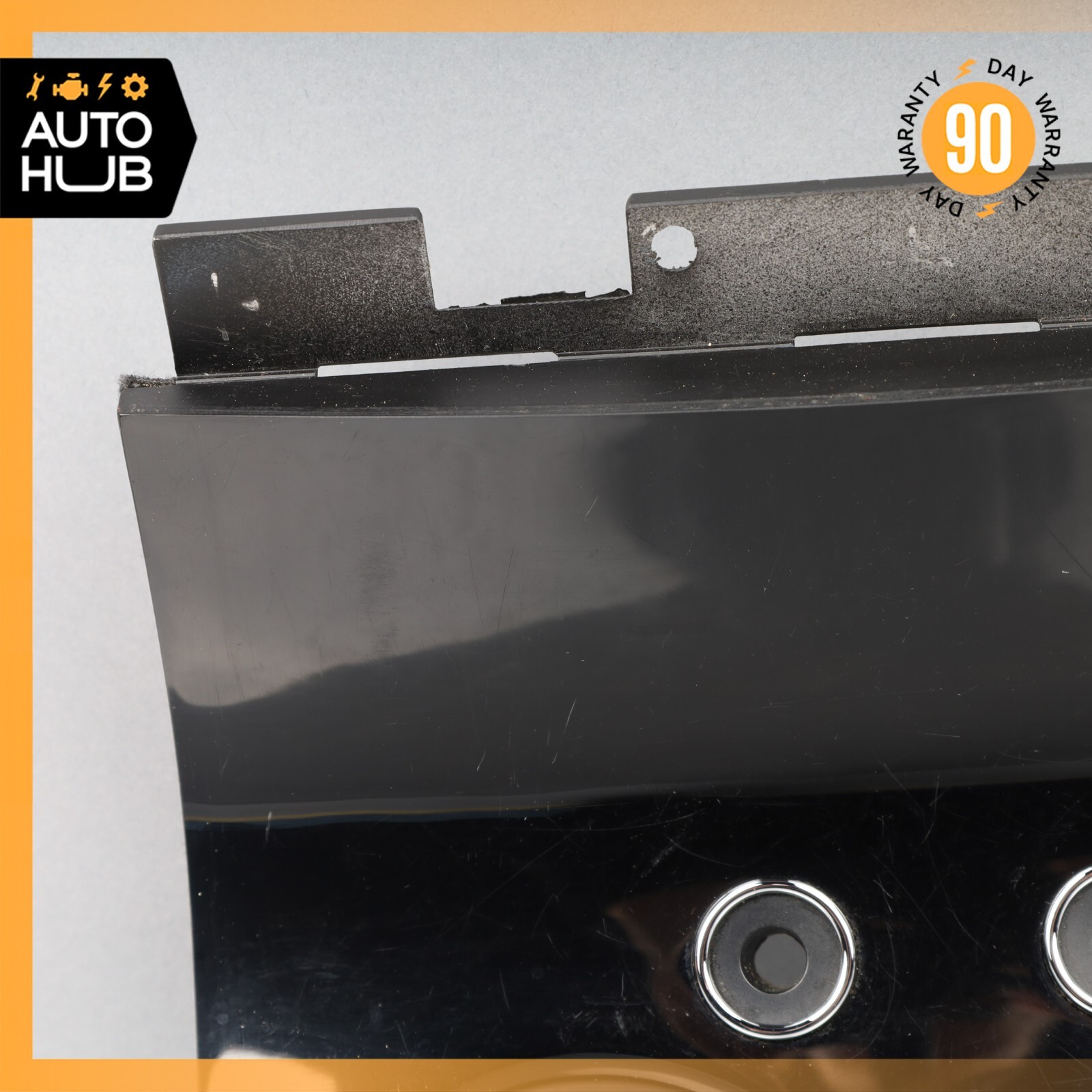 03-17 Bentley Continental GT Rear Center Console A/C Air Vent Trim Black OEM 61k