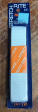 STRETCHRITE NON-ROLL ELASTIC 1 INCH WIDE x 1 YARD LONG RIBBED 7932 MADE IN USA