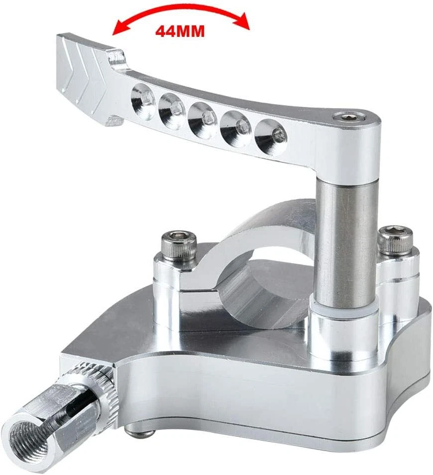 Conjunto de acelerador de pulgar Billet para Yamaha Raptor 350 660 700 Banshee 350 YFZ450 Foto 2 de 4