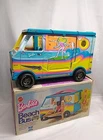 Vintage Barbie Beach Bus Dodge Van Toy 1973 Mattel #7805 Some ACCESSORIES & Box