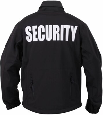 Black Waterproof Special Ops Soft Shell Double Sided Security