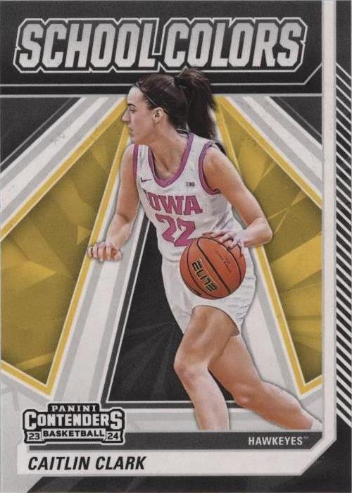 2024 Panini Caitlin Clark Collection - School Colors #SC4 Caitlin Clark (RC)