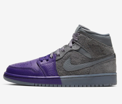 Air Jordan 1 Mid x Sheila Rashid 'UNITE' - 7 - CW5897-005 Cool Grey Purple QS