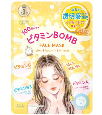 KOSE Clear Turn Face Masks | Limited Edition Collab Sheet Masks