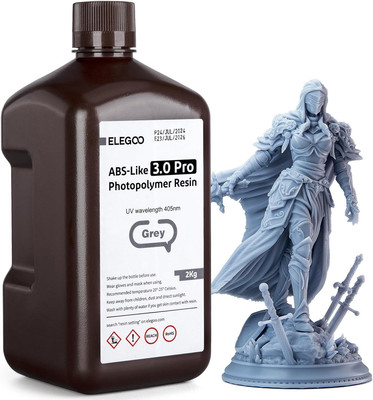 Abs-Like Resin 3.0 Pro, Higher Scratch-Resistance 3D Printing Photopolymer Resin