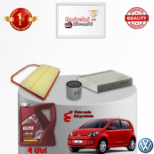 Inspektionskit Filter Und ÖL VW Up 1.0 44KW 60CV Von 2011->-image