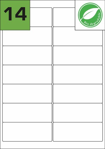 Biodegradable Sticky Labels | Eco Friendly Compostable Stickers | Laser/Inkjet - Picture 9 of 16