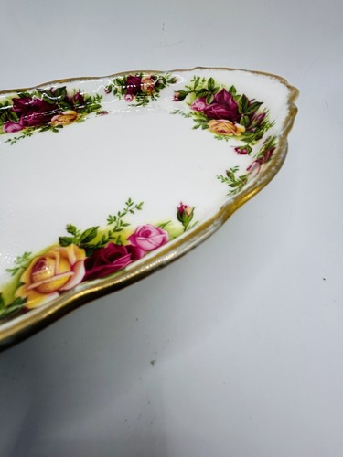 Royal Albert Doulton Old Country Roses Regal tray England 10” X 5” - Picture 4 of 8