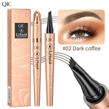 Eyebrow Pencil Liquid Waterproof Eyebrow Pencil Smudge-proof Brow Pencil With 4