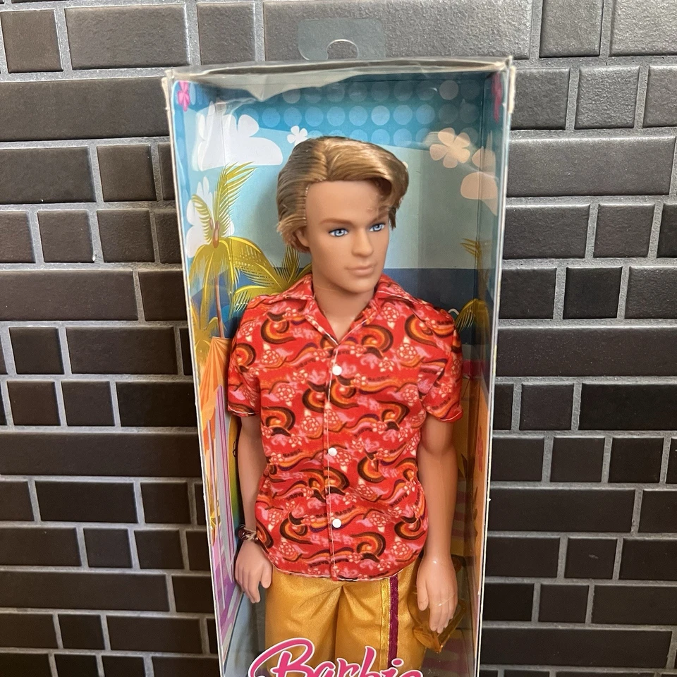 Кукла Barbie Surf's Up Beach Ken 2008 Mattel #M3271 новая в коробке - Изображение 3 из 4
