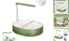 Parrot Shower, Automatic Parakeet Bird Bath with Pump, Large Bird Shower