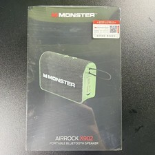 Altavoz portátil Bluetooth Monster X902 color verde/negro. ¡NUEVO!!