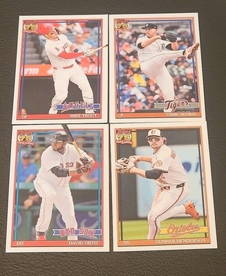 2026 Topps Baseball Series 1 1991 35th Anniversary Complete your Set You Pick