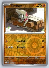 TIMBURR 047/086 COMMON SV: BLACK BOLT POKEMON REVERSE HOLO NM