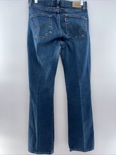 Levi's Women's 529 Curvy Boot Cut Jeans Size 8 Long Medium Blue Denim