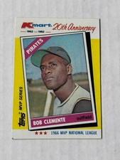 1982 Topps Kmart MVP Series - Roberto Clemente #10 Called Bob on Card