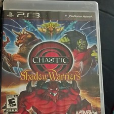 Chaotic Shadow Warriors for PS3 Sony PlayStation 3 Disc Only