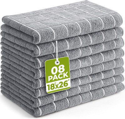 - Microfiber Kitchen Towels, Super Absorbent 18 X 26 Inches, Durable, Soft, and