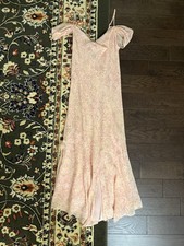 vintage y2k express silk paisley maxi dress size 11 / 12