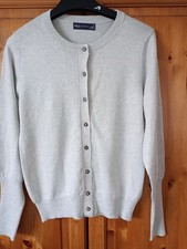 BN Silver Grey Sparkly Cardigan M&S Collection Size 10 Long Cuffs