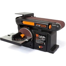 Benchtop Belt and Disc Sander with 4 x 36 in. Belt, 6 in. Disc and Cast Iron