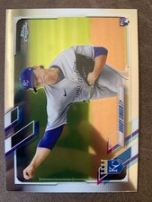2021 Topps Chrome Base #166 Brady Singer - Kansas City Royals RC Rookie