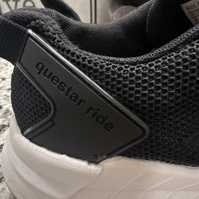 adidas Questar Ride women s Low Top Mesh Lace-Up Running Sneakers Black