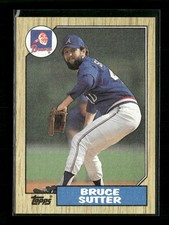 1987 Topps #435 Bruce Sutter Atlanta Braves