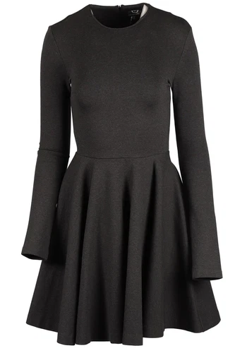 MCQ ALEXANDER MCQUEEN MINI ABITO IN JERSEY GRIGIO XSMAL