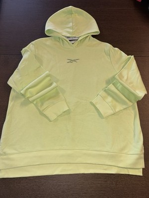 Reebok Sweatshirt Women's Light Green Pullover Hoodie Plus Size 2X Cotton